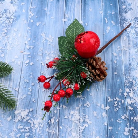 Decor "Winter charm" bumpy berry berries, 30 cm