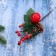 Decor "Winter charm" bumpy berry berries, 30 cm