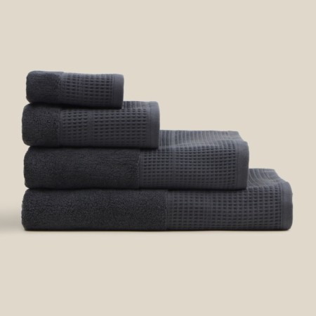 Trure -colored towel SL Home: Waffle "Grig Sandre" 100x180 cm, 100% cotton, 490 g/m2-8