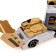 TRAILER truck with 6 machines and helicopter
