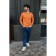 Jumper male ise, size 58, color orange