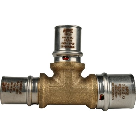STOUT SFP-0005-262020, D = 26 x 20 x 20 mm, transitional, brass-2