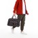 Road bag with lightning, external pocket, long belt, brown color