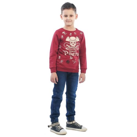 Svitshot Children's Pirates, height 110 cm, burgundy color-3