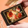 Casket "Flower painting", 11 × 16 cm, lacquer miniature