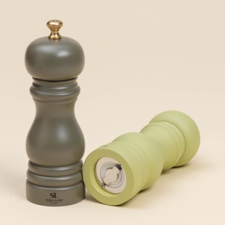 Set of mills for spices SL Home "Olive Grove", 2 pcs, 17 cm, olive color-2