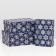 A set of boxes 3 in 1 "snowfall on blue", 23 x 16 x 9.5 - 19 x 12 x 6.5 cm