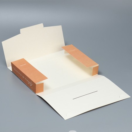 Box a gift folding envelope, packaging, “delicate peonies”, 31 x 22 x 5 cm-5