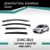 Defly window deflectors for Honda Civic (EU), 2000-2005, hatchback, 5 doors