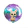 Foil ball 18 "Happy Birthday", bunny, circle, with a substrate