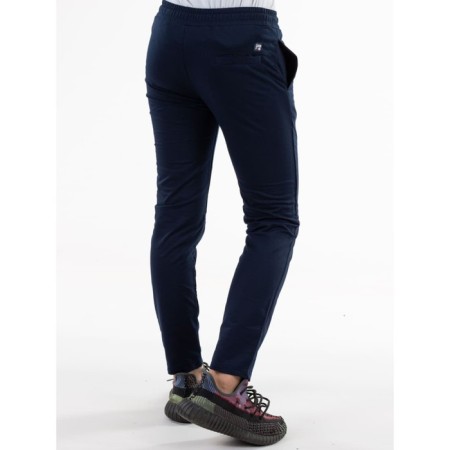 Sports pants for ISEE boys, height 122-128 cm, dark blue color-4