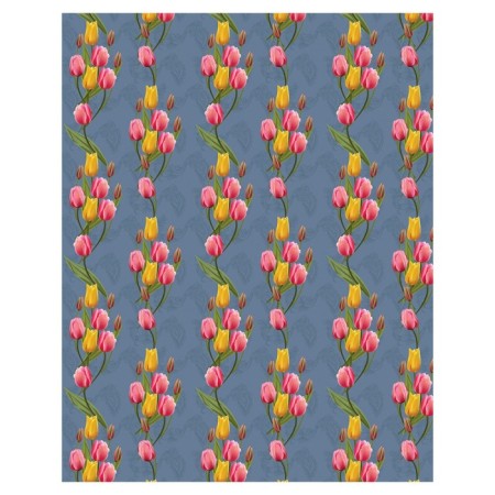 Pillow Roller "Spring flowers, decorative, size 16x45 cm-1