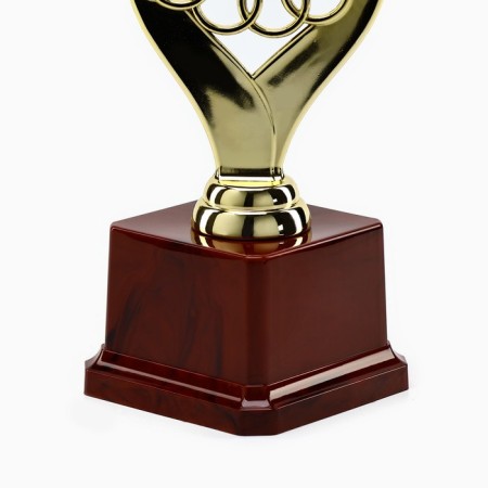 Cup award figure, gold, plastic stand 22 x 9.7 x 7.5 cm-2