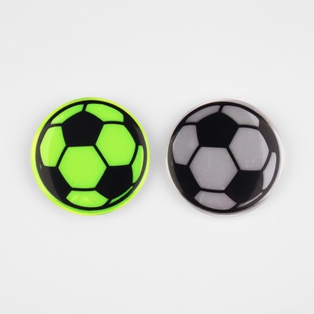 The reflective icon "Football", d = 5.8 cm, color mix-6