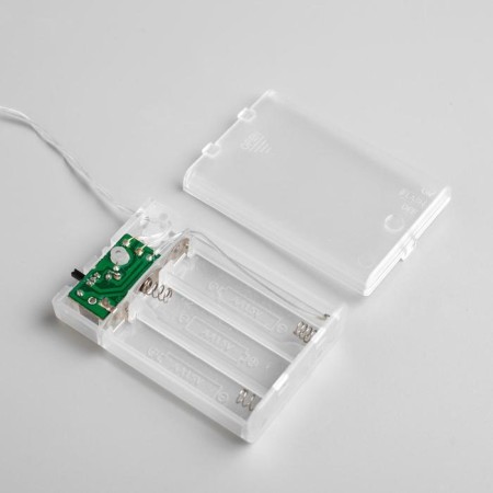 Garland “thread” 4 m, IP20, transparent thread, 40 LED, white glow, 2 modes, AAH3-3
