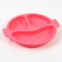 Feeding set: bib, plate 2pcs, glass, instruments, crumb I, pink