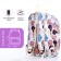 School backpack from textiles on a zipper, 3 pockets, pencil case, color colorful color