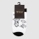 Men's socks minku "boy", white color, size 40-41 (27 cm)
