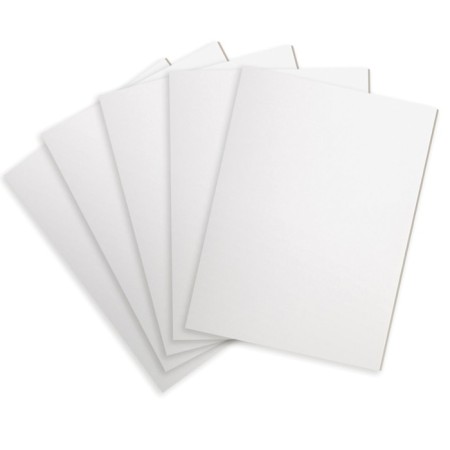 Foam card 10mm B1 700*1000mm Brauberg white matte, set of 5 sheets 112476
