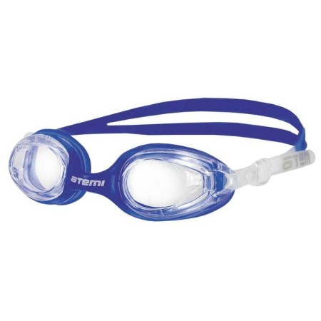 ATEMI N7401 swimming glasses, children's, silicone, blue color