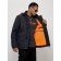 Sports male jacket, size 52, dark blue color