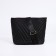Bag Cross-Bodi with a zipper, black color