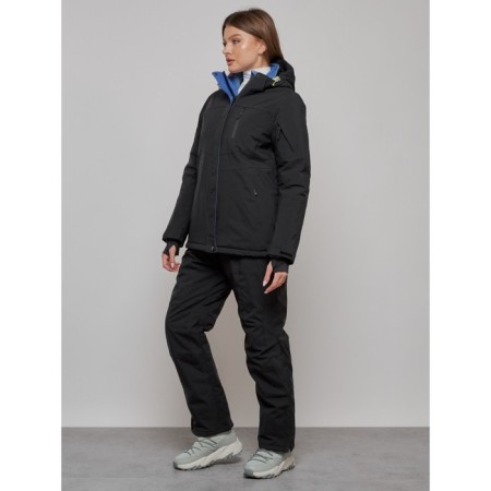 Ski suit female, size 42, black color-1