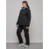 Ski suit female, size 42, black color