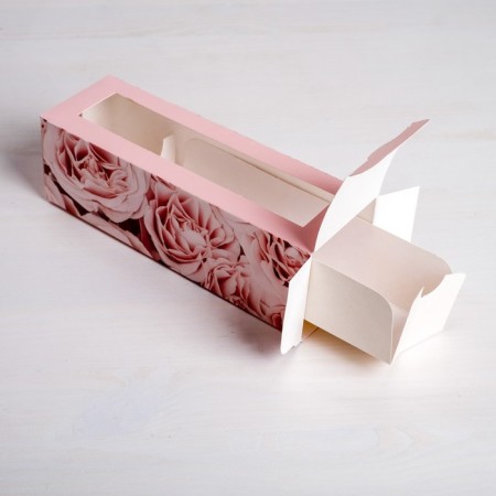 Box for Makarun, confectionery packaging "Love", 18 x 5.5 x 5.5 cm-1