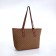 Luggage bag with lightning, medium size, brown color