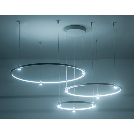 LED LED suspension Ambrella Light, Linetech, FL5533, LED, 90 W, 7200LUM, 3000-6400K, white color-3