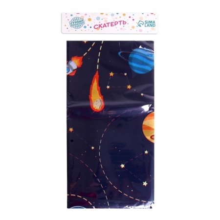Cosmos tablecloth, 137 × 274-3