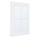 Ventilation grate "Cosmetic" LP185, 185 x 255 mm, with a net, detachable