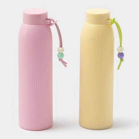 Water bottle glass "luxury", 300 ml, h = 21 cm, color mix-4