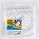 Picture on numbers for children "Duck on vacation", 17x17 cm