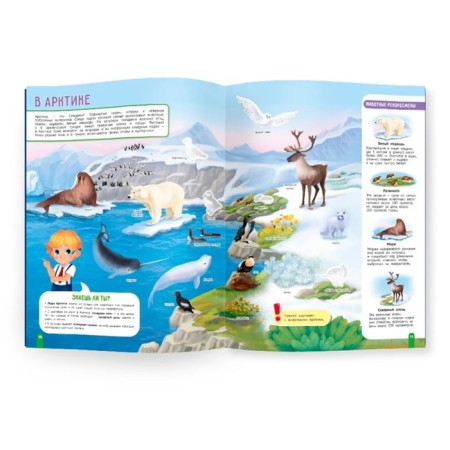 Atlas of Russia with stickers. My big country-4