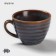 Porcelain cup Magistro Garland, 200 ml, blue color