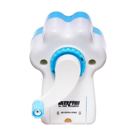 Mechanical sharpener with container, blue foot-5