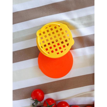 Household caps "hostess", 10 pcs + drainage roof, color mix-7