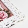 Photo frame plastic 10x15 cm "Knitted" white 21x16 cm