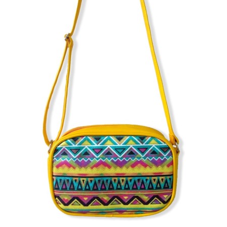 Cross-Bodi bag, lightning department, yellow color-1