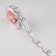 Satin ribbon "carnival", 25 mm, 23 ± 1 m, white color
