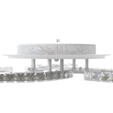 Causteen with PDU "Blade" 5XLED 130W 3000-6000K RGB white 65x65x10cm-12