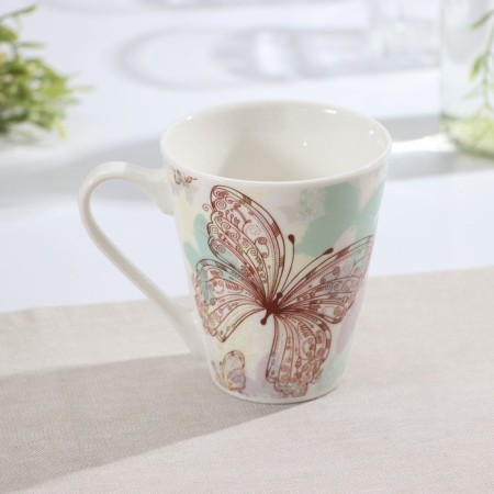 Porcelain share mug "Butterfly", 280 ml-1