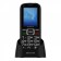 Cell phone Maxvi B21DS, 2.4 ", 1.3MP, Microsd, 2SIM, FM, SOS, Doc. Station, 1600 Mach, Black