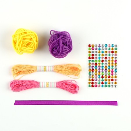 Set for creating a doll from the felt "Sorceress" with a filler-3