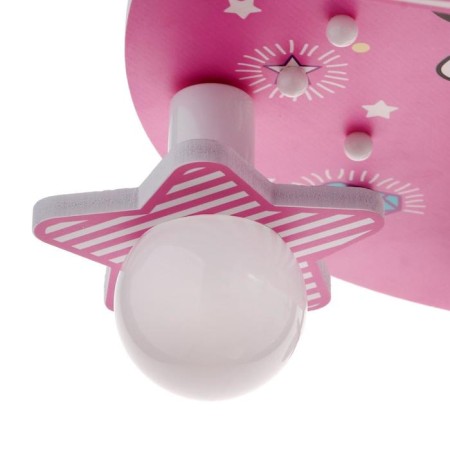 Chandelier 86207/6 E27 40W pink-white 50x50x24 cm Bayerlux-8