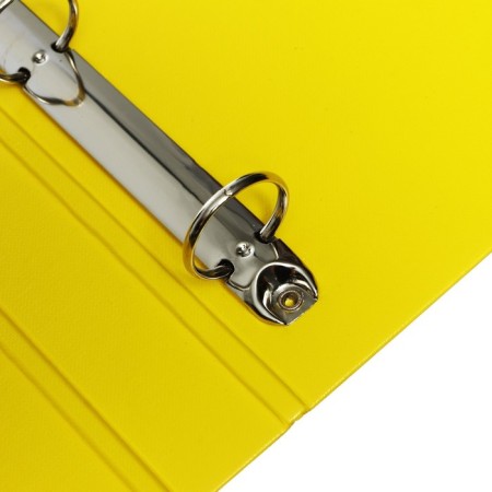 Folder on 4 rings A4, Erichkrause Accent, 35 mm, 1750 μm, black/yellow-4