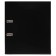 A4, 50 mm, calligrata registrar folder, PVC, embossing "lins", metal edging, pocket for a spine, assembled, black mix