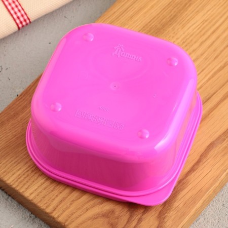 Square lunch box "Swear for lunch", 400 ml-2